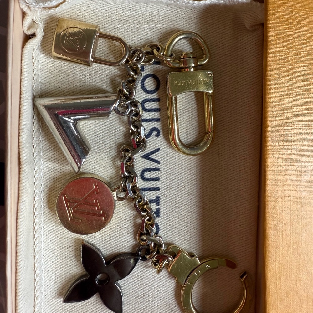 Louis Vuitton Chic Gold and Black Charm